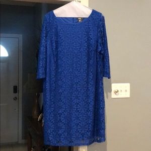 Cobalt Blue Lace Dress